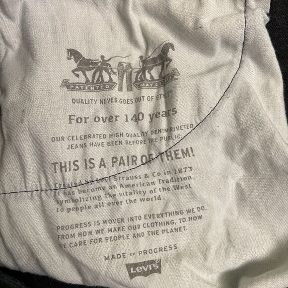 Levi’s 502™ Taper Fit Men’s Jeans Deep Blue W32 L30 Mid Rise Stretch Denim - Picture 2 of 8